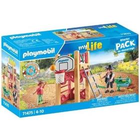 PLAYMOBIL 71475 Charpentier avec tourelle de jeu - My Life - 58 pieces - Jeu de rôle créatif - Neuf