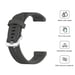 Bracelet de montre en silicone pour Garmin Forerunner 245 Grey 20 mm