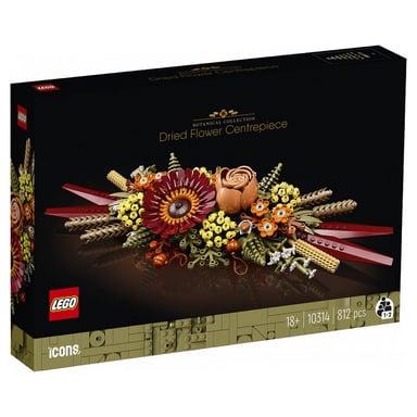 Juego de decoración LEGO® Icons Flor seca (10314)