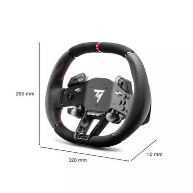Thrustmaster Hypercar Wheel Add-On Negro, Plata Volante PC, PlayStation 4, PlayStation 5, Xbox, Xbox One