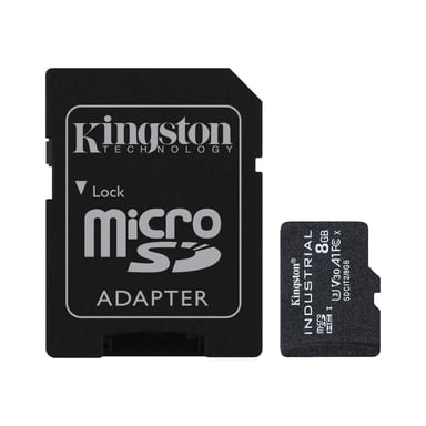 Kingston Technology Industrial 8GB MicroSDHC UHS-I Clase 10