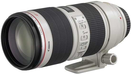 Canon EF 70-200mm f/2.8L IS II USM SLR Teleobjetivo Blanco
