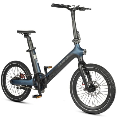 Bicicleta eléctrica plegable MAXTRON Smart30 con batería extraíble de 36 V y 9,6 Ah y sensor de par