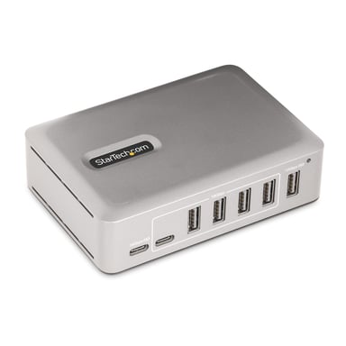 StarTech.com 10G5A2CS-USB-C-HUB hub y concentrador USB 3.2 Gen 2 (3.1 Gen 2) Type-C 10000 Mbit/s Plata