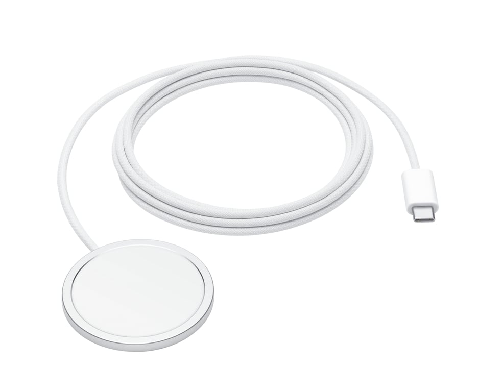 Apple MGD74ZM/A chargeur d'appareils mobiles Casques, Smartphone Blanc USB Recharge sans fil Charge rapide Intérieure - Neuf