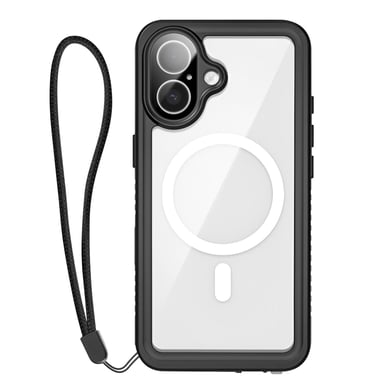 Coque Intégrale pour iPhone 17 Série Protection Totale Étanche IPX6 Noir