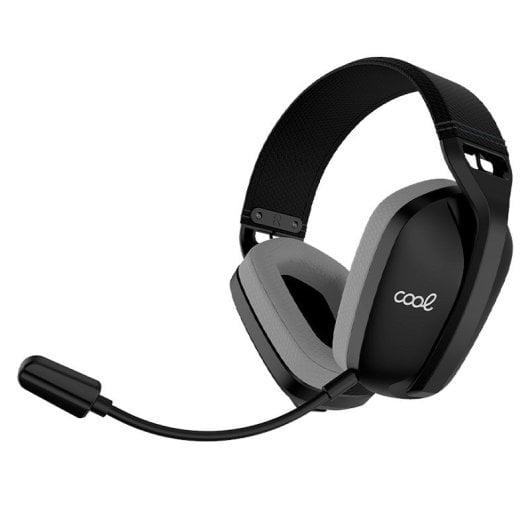 Casque Gaming Cool Newton Sans Fil Bluetooth avec Micro Détachable, Confort Optimal, Compatible PC/PS4/PS5, Noir - Neuf