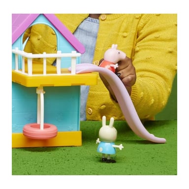 Peppa Pig Le club des amis de Peppa, juguete preescolar, sonidos, 2 figuras, 7 accesorios, a partir de 3 años