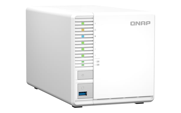 QNAP TS-364 NAS Tower Intel® Celeron® N5095 8 Go DDR4 0 To QNAP Turbo System Blanc