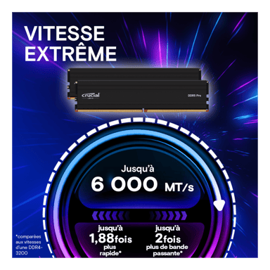 CRUCIAL Modello del prodotto : CRUCIAL PRO 16G (1x16G) DDR5-6000