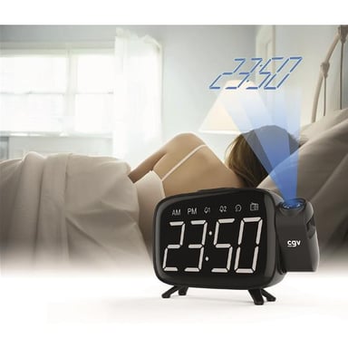 CGV CR-P10 Horloge Numérique Noir