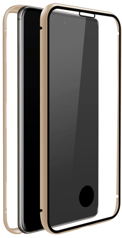 Coque de protection 360° Glass pour Samsung Galaxy S10 Lite, or