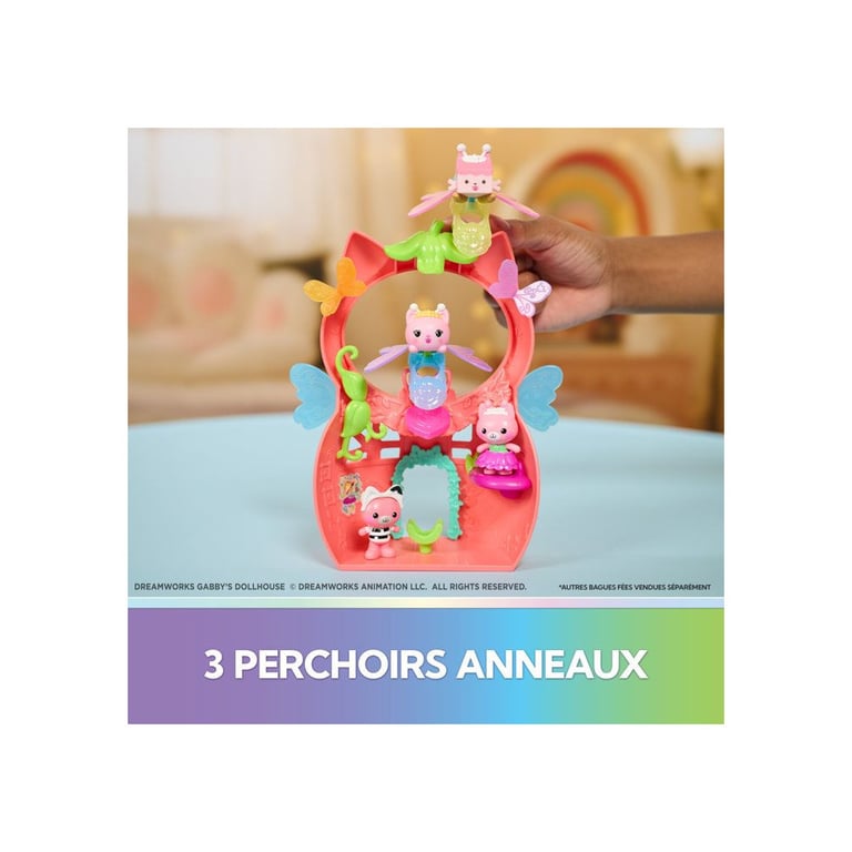 Playset Gabby' Dollhouse Fairy Magic Fairylandia Spin Master avec anneau exclusif Fée Minette Neuf - vue 2