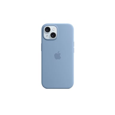 Funda de silicona con MagSafe para iPhone 15 Azul invierno