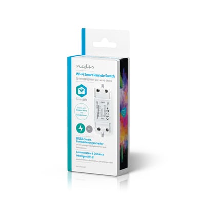 Nedis 2400W SmartLife Wi-Fi Smart Switch Bloque de unión Blanco