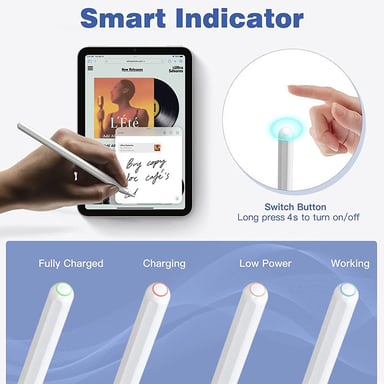 eSTUFF ES68900010 lápiz digital 14 g Blanco