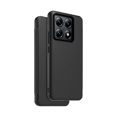 Flap cover con sensazione di pelle + cinturino rimovibile Made For Xiaomi per Xiaomi 14T Pro Black