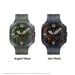 Galaxy Watch Ultra2 (2026) GPS+Cellular, Boitier de 47 mm en Argent Titane avec Bracelet Vert