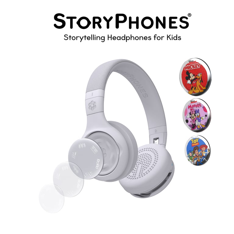Storyphones Pack noël - Le casque Storyphones gris + 4 disques