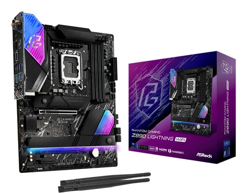 Asrock Z890 Lightning WiFi Intel Z890 LGA 1851 (Socket V1) ATX