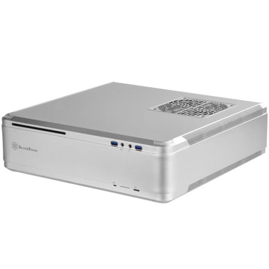 Silverstone Fortress FTZ01 Escritorio Plata
