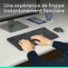 Logitech 920-008676 teclado Ratón incluido Universal RF inalámbrico AZERTY Francés Negro, Blanco