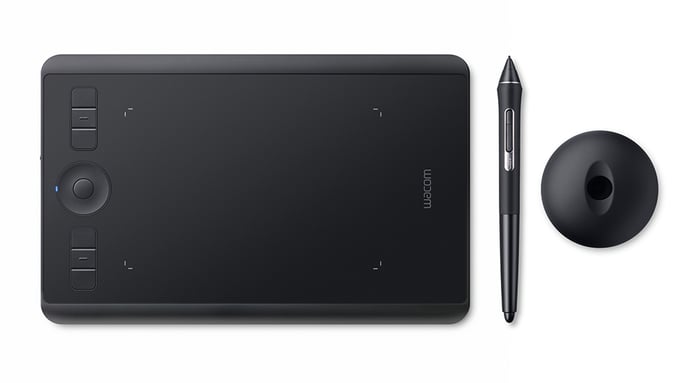 Tableta gráfica Wacom Intuos Pro (S) Negra 5080 lpi 160 x 100 mm USB/Bluetooth