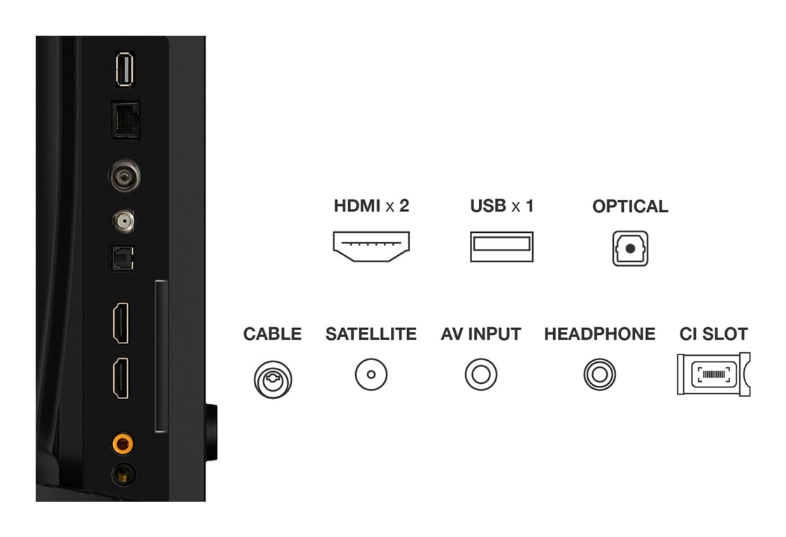 TCL TV QLED 32S5K 32? Full HD Smart TV Google TV Dolby Audio WiFi Bluetooth - vue 2