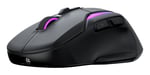Turtle Beach Kone II Air - Souris Gaming RGB Ergonomique Sans Fil,Bbatterie 350h, Capteur Optique 26 000 DPI, 21 Entrées Personnalisables, Molette 4D Free-Spin - Noir