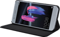 Folio a conchiglia con slot per carte e supporto per Huawei Honor 9, nero