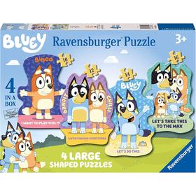 Bluey Puzzle Shaped 4 In A Box Neuf