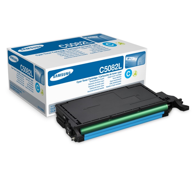 Cartouche de toner cyan originale Samsung CLT C5082LELS SU055A Neuf