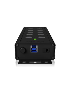 ICY BOX IB-HUB1703-QC3 USB 3.2 Gen 1 (3.1 Gen 1) Type-B 5000 Mbit/s Negro
