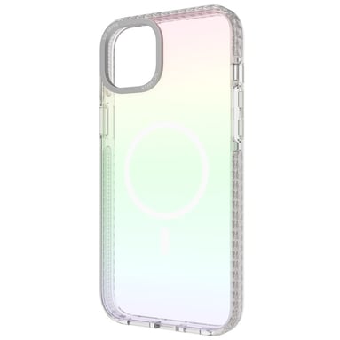 Coque pour iPhone 15 Plus MagSafe Iridescent Arc-en-ciel Multicolore