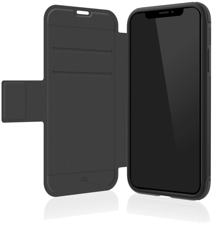 Etui Portefeuille Robust pour iPhone Xr d'Apple, Noir