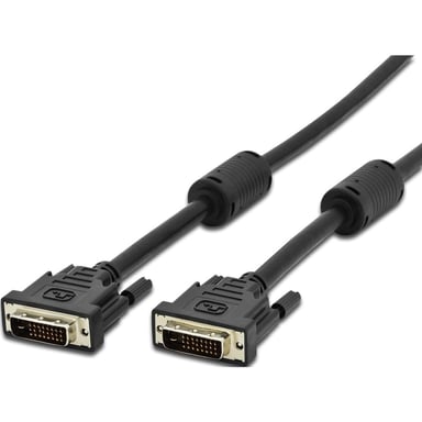 Techly 15m DVI-D cable DVI Negro