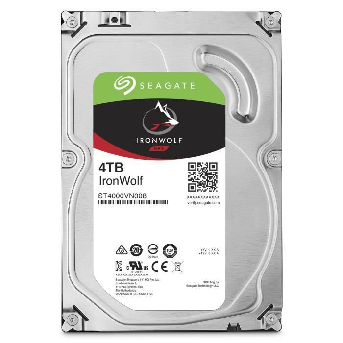 Seagate IronWolf 4 To ST4000VN006 - vue 5