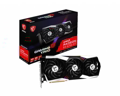 MSI GAMING Radeon RX 6750 XT X TRIO 12G AMD 12 Go GDDR6