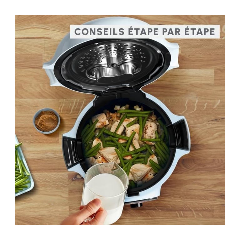 Multicuiseur MOULINEX Cookeo Mini CE880410 – 3 L, 150 Recettes, Haute Pression - vue 5