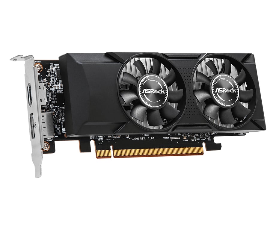 Asrock Intel Arc A310 Low Profile 4GB 4 Go GDDR6 Neuf - vue 3