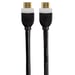 Cable HDMI de alta velocidad, Ethernet, dorado, doble blindaje, negro, 5,00 m