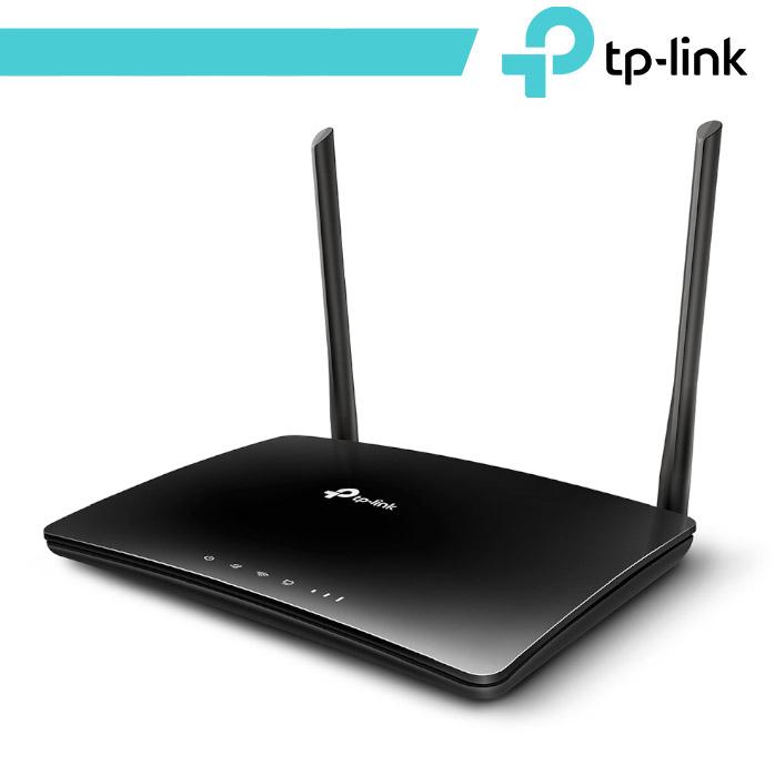 ROUTER TP-LINK TL-MR6400 300Mbps Wireless N 4G LTE modem, 3P LAN+1P WAN, 2ant interne WiFi, 2ant staccabili LTE - Neuf