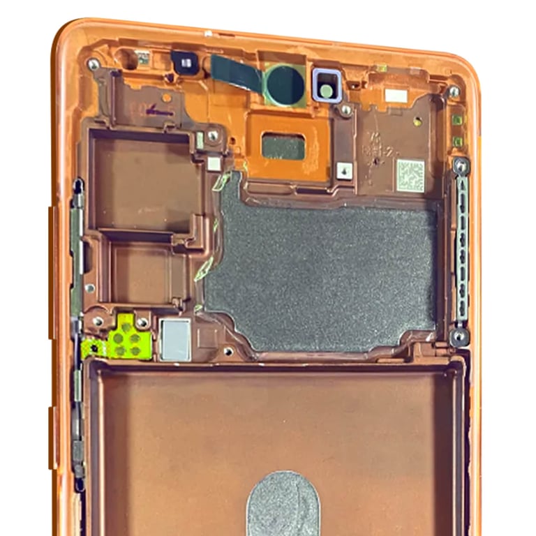 Bloc Complet pour Samsung Galaxy S20 FE 4G Écran LCD Vitre Tactile Orange - Neuf