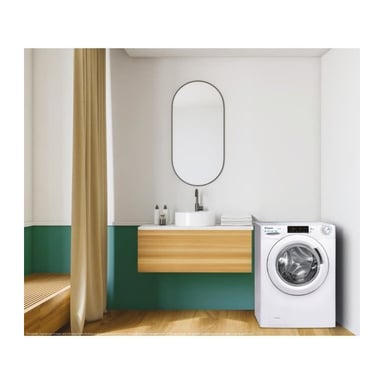 Lave-linge séchant CANDY CSW 475TWME/FR - 7 / 5 kg - moteur BLDC - 1400 trs/min - Classe A - Blanc