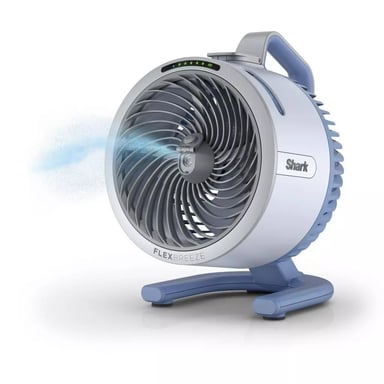 Ventilatore Nebulizzatore Portatile Shark Flexbreeze HydroGo, Blu