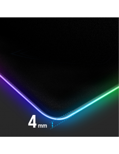 Spirit of Gamer Skull RGB Gaming Mouse Pad - vue 4