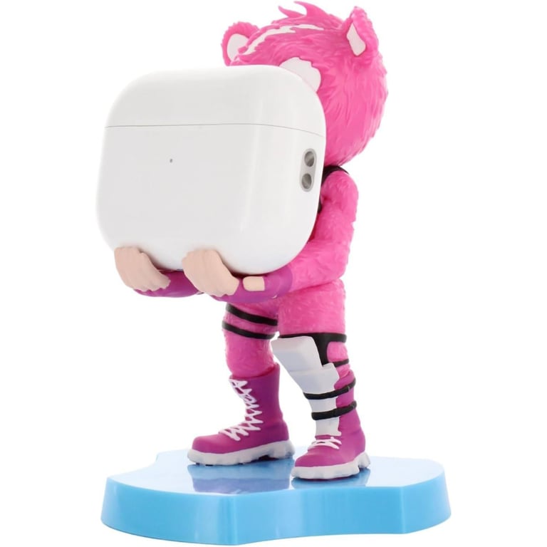 Figurine Fortnite Cuddle Team Leader EXQUISITE GAMING Cable Guys Support écouteurs smartphone ou petit accessoire 11 cm - vue 4