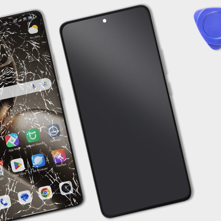 Écran pour Xiaomi 14T Pro LCD + Vitre Tactile + Châssis Original Gris - Neuf