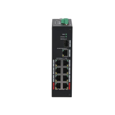Dahua Technology PFS3110-8ET-96-V2 Non-géré Fast Ethernet (10/100) Connexion Ethernet, supportant l'alimentation via ce port (PoE) 10U Noir
