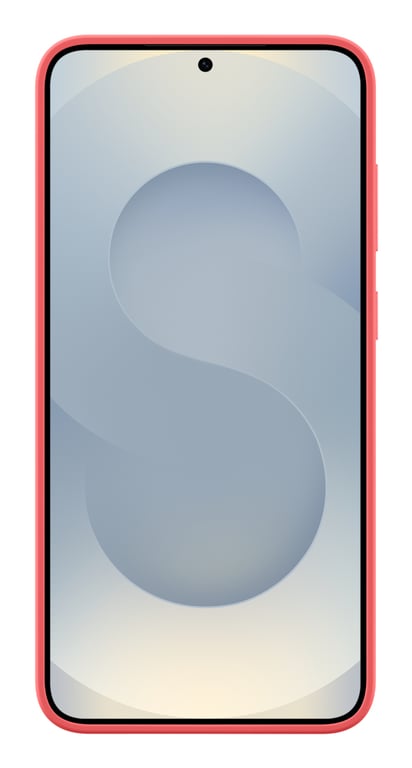 Samsung Coque Silicone Rouge Galaxy S25+ - vue 4